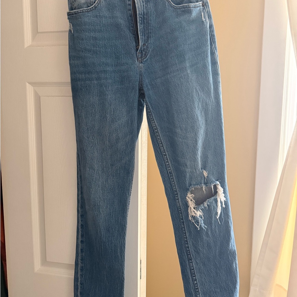 Abercrombie & Fitch The 90s Straight Ultra High Rise Jeans